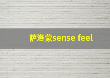 萨洛蒙sense feel